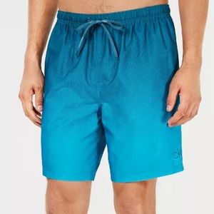 Calvin Klein men’s gradient 7” swim trunk